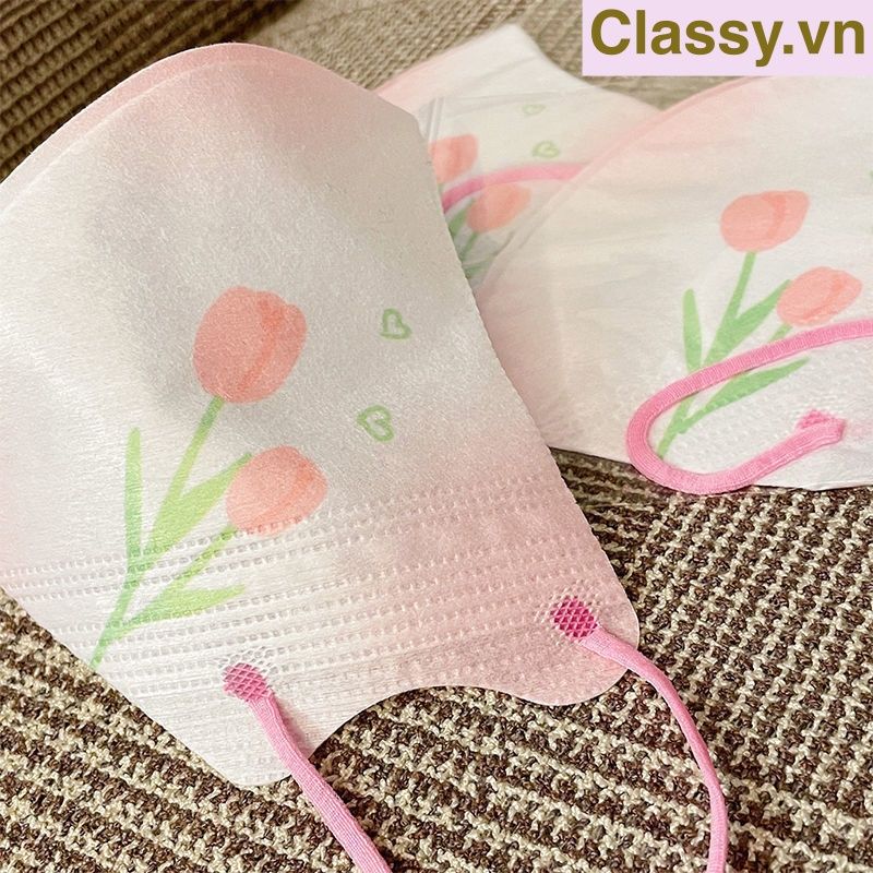 Combo 10 chiếc Khẩu trang 3D nhiều kiểu kháng khuẩn, dày dặn, đa sắc thời trang bảo vệ an toàn dễ phối đồ PK1387