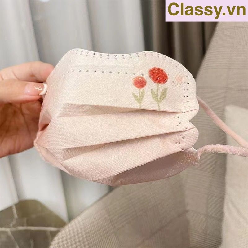 Combo 10 chiếc Khẩu trang 3D nhiều kiểu kháng khuẩn, dày dặn, đa sắc thời trang bảo vệ an toàn dễ phối đồ PK1387