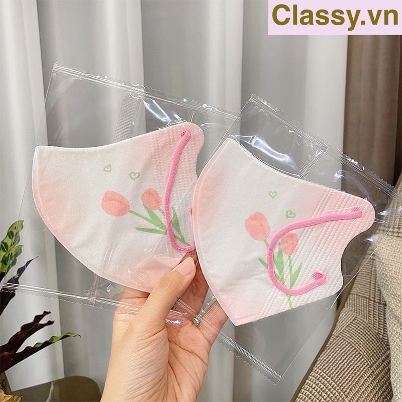 Combo 10 chiếc Khẩu trang 3D nhiều kiểu kháng khuẩn, dày dặn, đa sắc thời trang bảo vệ an toàn dễ phối đồ PK1387