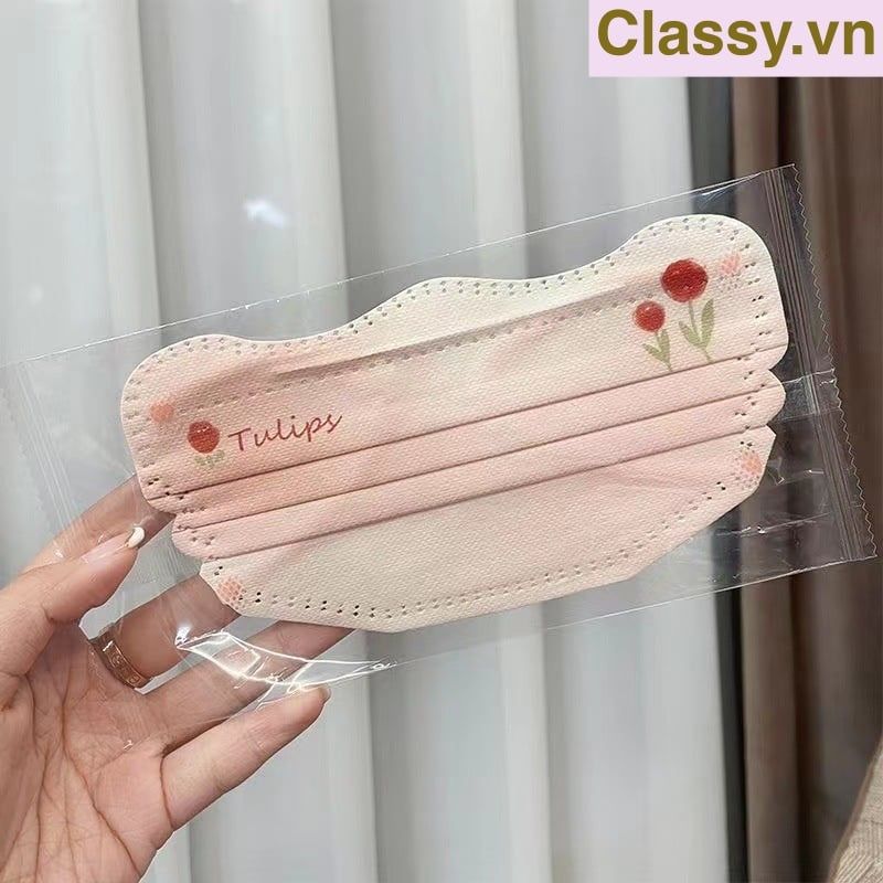 Combo 10 chiếc Khẩu trang 3D nhiều kiểu kháng khuẩn, dày dặn, đa sắc thời trang bảo vệ an toàn dễ phối đồ PK1387