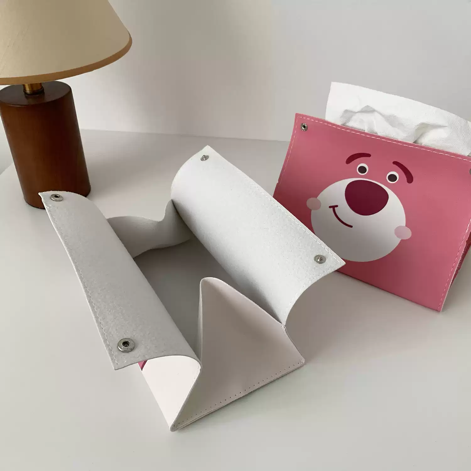 Classy Hộp đựng khăn giấy bằng da PU chống thấm nước PK1511