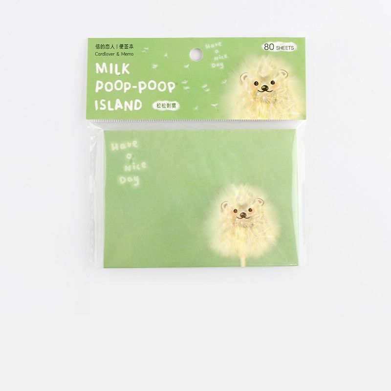 Classy Giấy ghi chú, giấy note 11 X 9 CM, 80 trang in hình động vật phong cảnh tại hòn đảo PUPU PK1525
