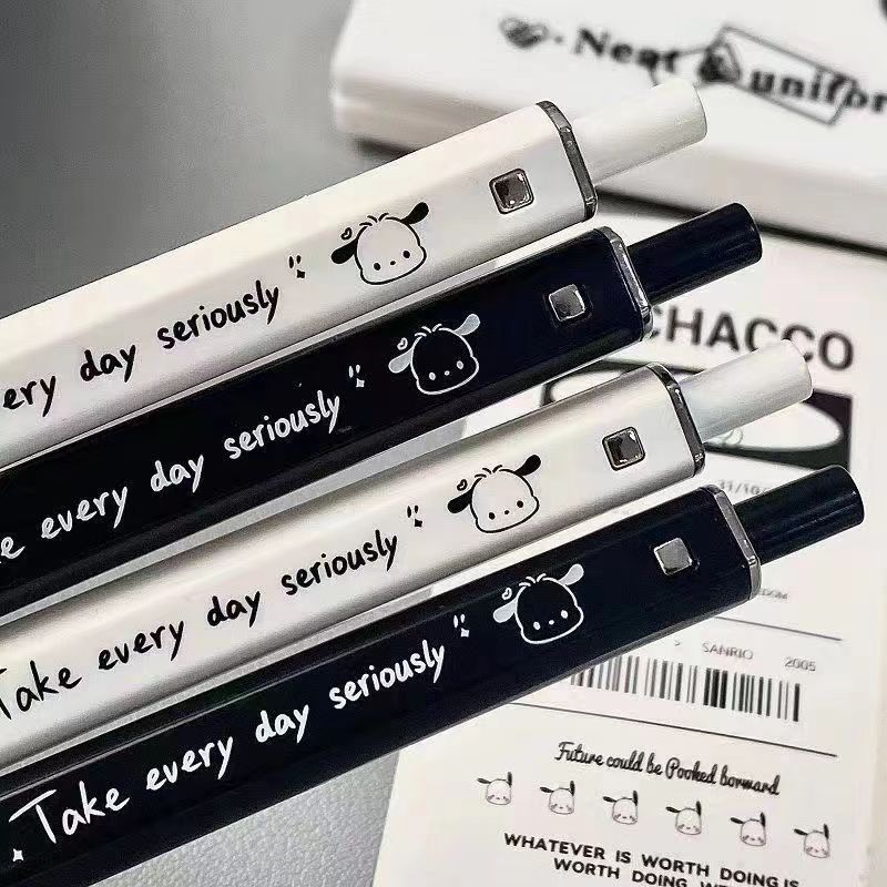 Classy Bút Bi Mực Đen/Trắng Ngòi 0.5mm xây dựng phim hoạt hình cún Snoopy xinh tươi tiện tích Cho Văn Phòng PK1649