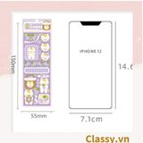  Classy Sticker Hoạt Hình Lấp Lánh Xinh Xắn Theo Phong Cách Hàn Quốc PK1700 