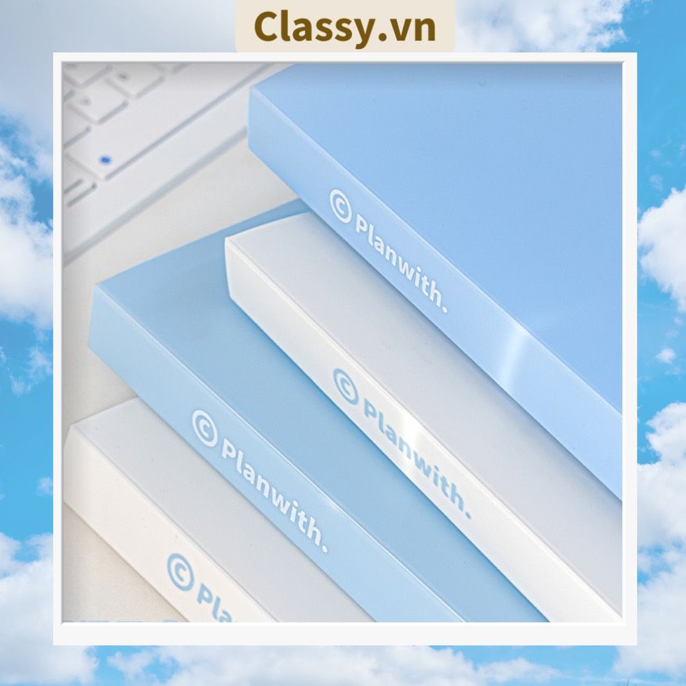 Sổ lò xo bìa nhựa thông minh Planwith Savvy có thể thay thế lõi PK1779 dùng để lên kế hoạch, lên lịch, to-do-list