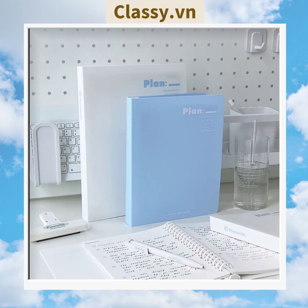 Sổ lò xo bìa nhựa thông minh Planwith Savvy có thể thay thế lõi PK1779 dùng để lên kế hoạch, lên lịch, to-do-list