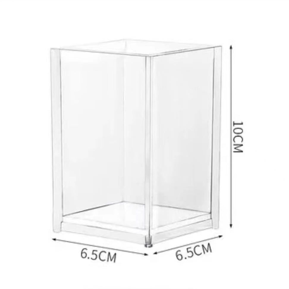 Classy Hộp đựng bút bằng meca trong suốt để bàn, đựng đồ trang điểm, phụ kiện, bút PK1882