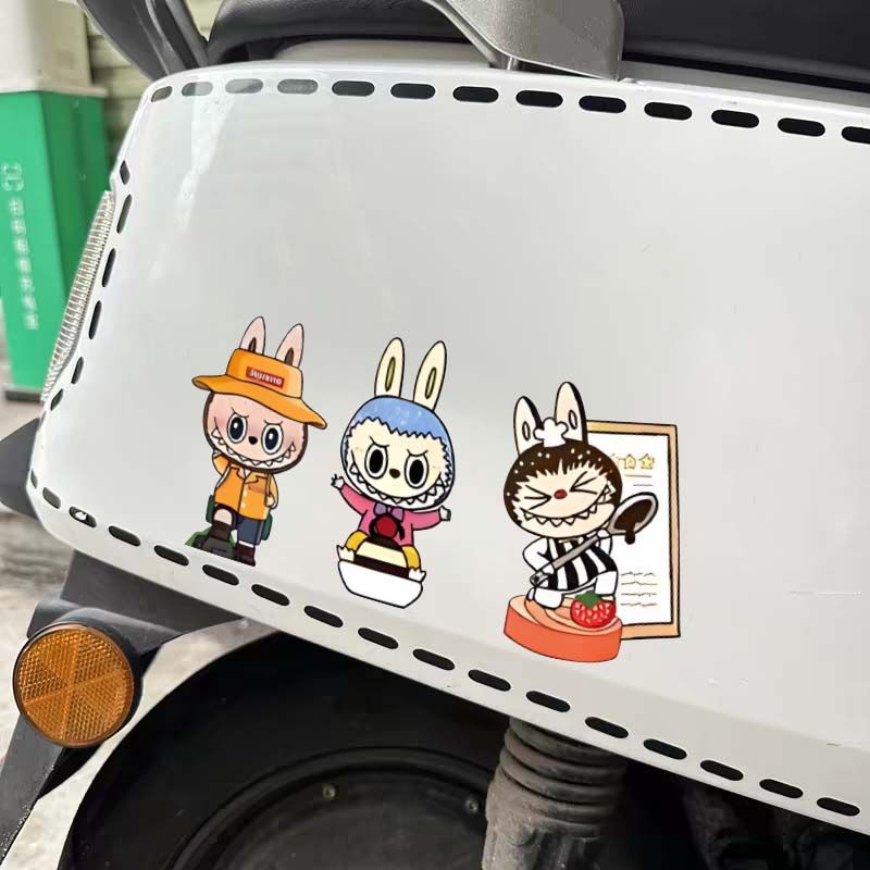 80 miếng Hình dán LABUBU trang trí, sticker dễ thương, sticker dán laptop, điện thoại, tập, sổ, bình nước nhiều họa tiết PK1883