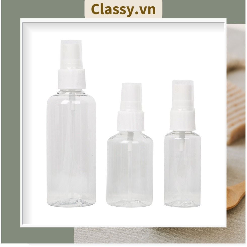Chai Lọ Chiết Dạng XỊT - Đựng Dung Dịch, Nước Hoa, Mỹ Phẩm, Toner,...; DUNG TÍCH 30 ML, 50ML PK493