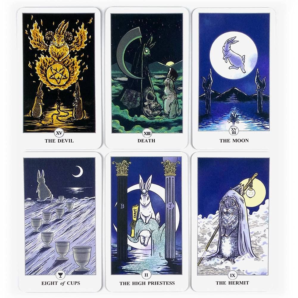 Bộ Bài Tarot Bói tiếng Anh 78 lá trò chơi bài Oracle Cards Cao Cấp PK572