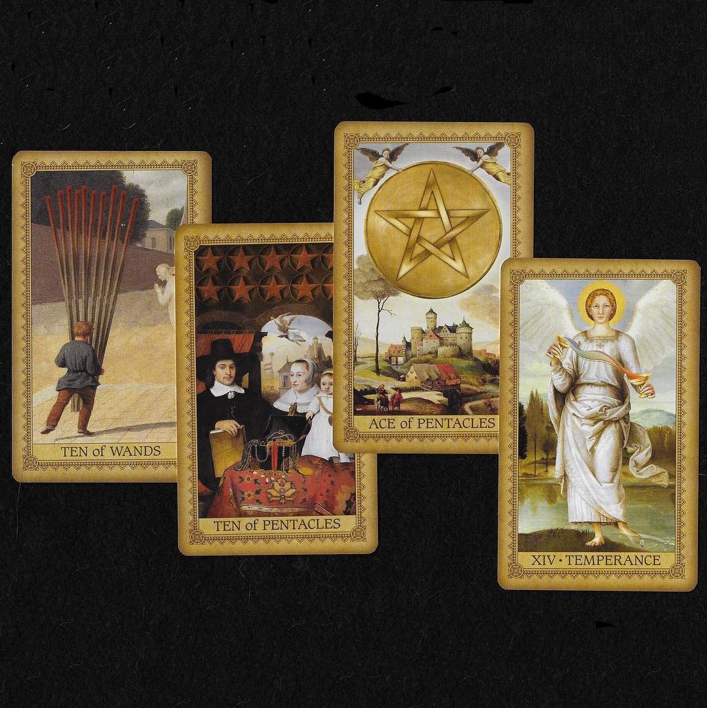 Bộ Bài Tarot Bói tiếng Anh 78 lá trò chơi bài Oracle Cards Cao Cấp PK572