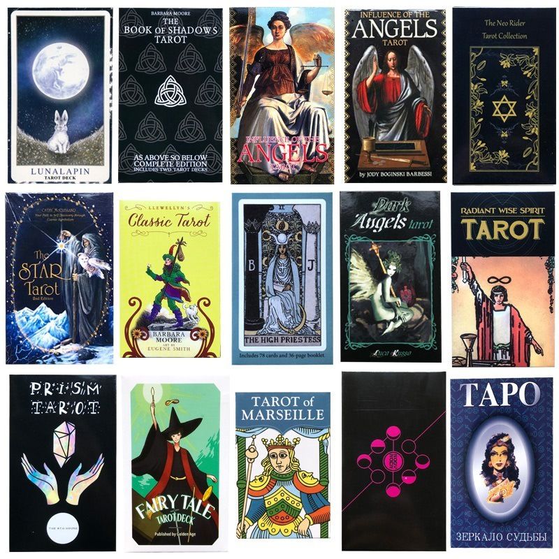 Bộ Bài Tarot Bói tiếng Anh 78 lá trò chơi bài Oracle Cards Cao Cấp PK572