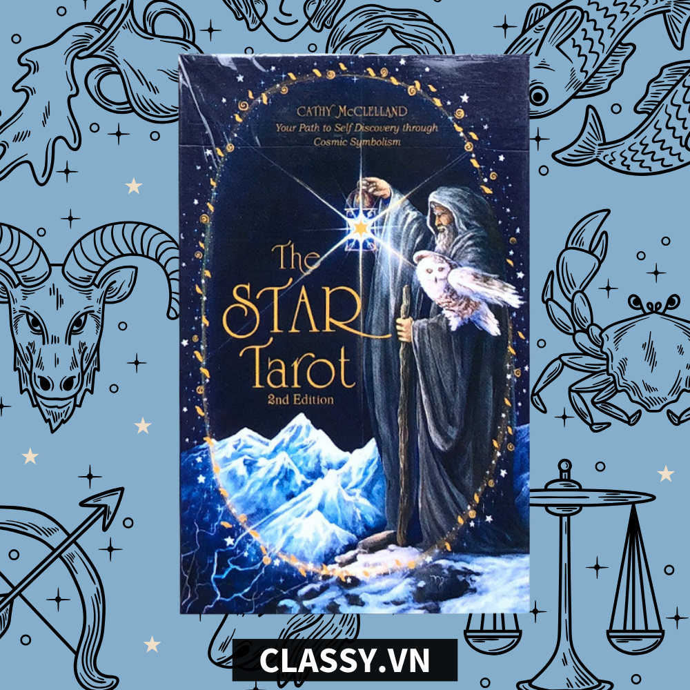 Bộ Bài Tarot Bói tiếng Anh 78 lá trò chơi bài Oracle Cards Cao Cấp PK572