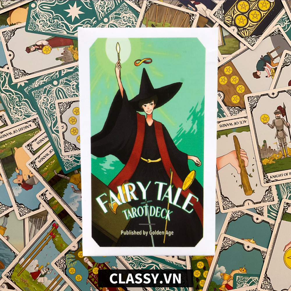 Bộ Bài Tarot Bói tiếng Anh 78 lá trò chơi bài Oracle Cards Cao Cấp PK572