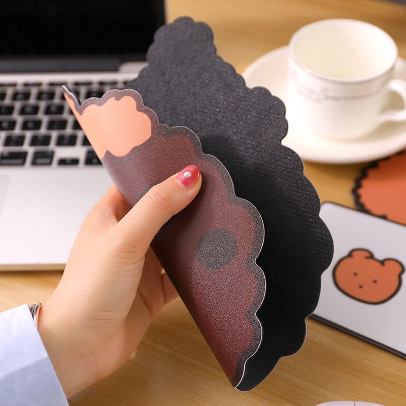 Miếng lót chuột, Bàn di chuột hình chú gấu nâu 20 x 20cm Giá Rẻ siêu dễ thương PK633