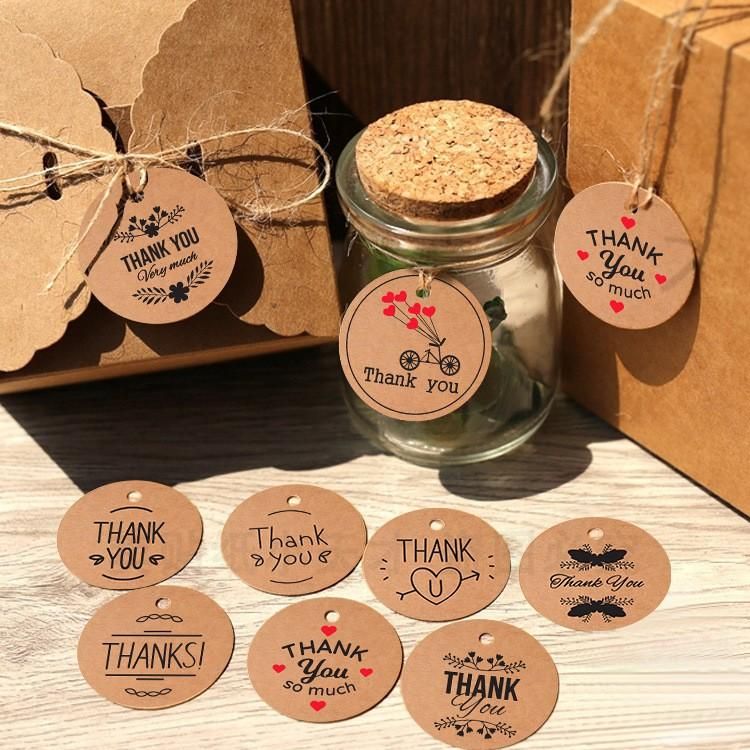 01 thẻ tag & 01 kim băng đi kèm túi quà, hộp quà trang trí cho món quà thêm sinh động Q10001