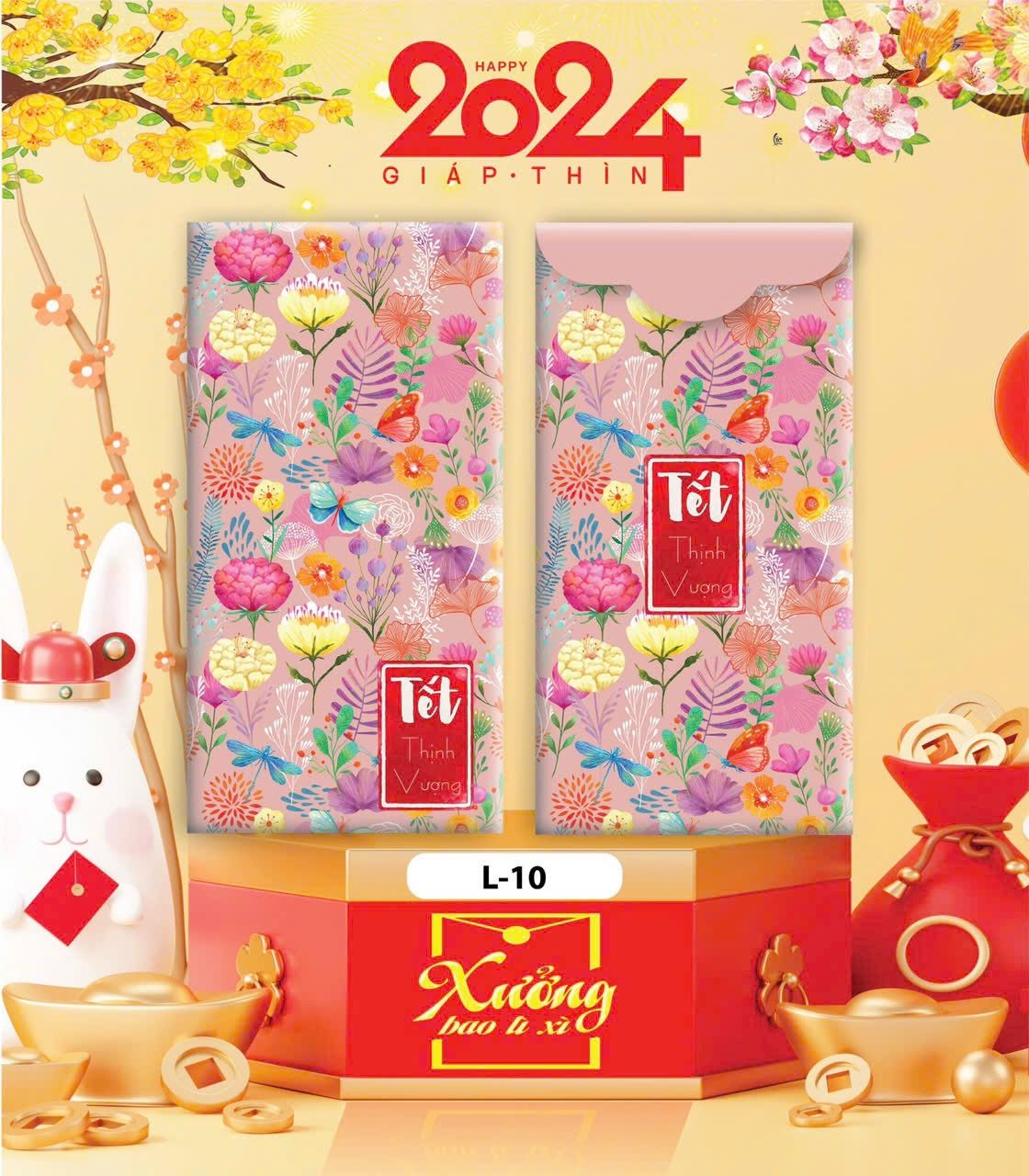  Classy Bao lì xì Tết 2024, chất liệu dày dặn, mẫu mã đa dạng Q1476 