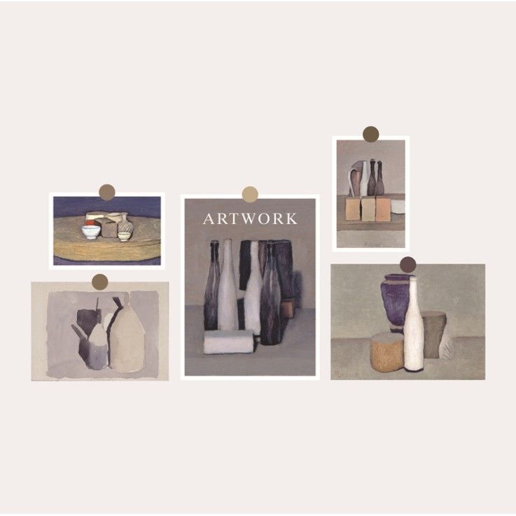 Set nhiều Thẻ ảnh, postcard Classy làm từ bìa cứng phong cách trang trí nhật ký/sách ảnh, dán tường, làm tranh Q1746