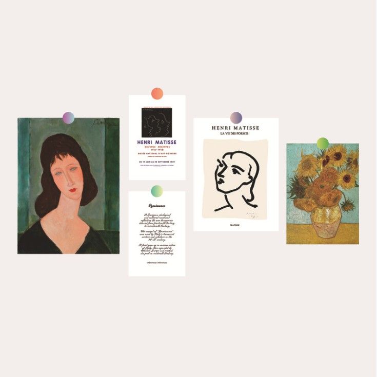 Set nhiều Thẻ ảnh, postcard Classy làm từ bìa cứng phong cách trang trí nhật ký/sách ảnh, dán tường, làm tranh Q1746