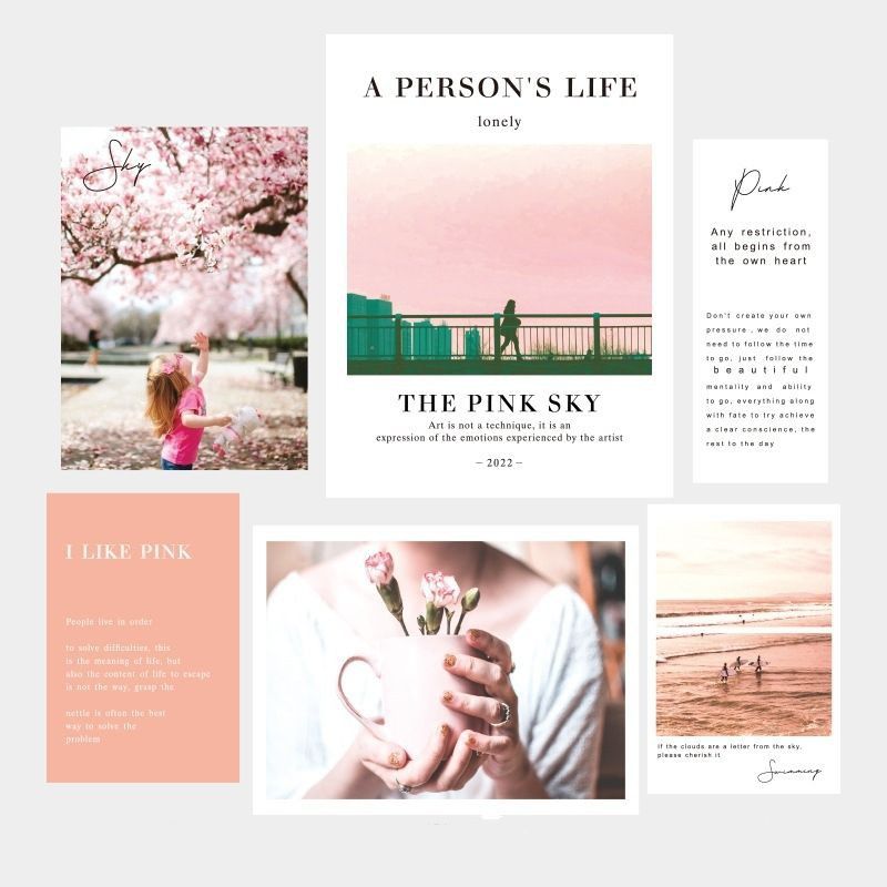 Set nhiều Thẻ ảnh, postcard Classy làm từ bìa cứng phong cách trang trí nhật ký/sách ảnh, dán tường, làm tranh Q1746