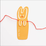  Thẻ tag trang trí dễ thương Kawaii Bunny Tag mousse hộp DIY trang trí nướng bao bì hộp Hàn Quốc Q1813 