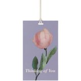  Thẻ tag trang trí Classy Hoa Tulip DIY trang trí thẻ đóng gói quà tặng 4,2 X 5 CM Q1817 