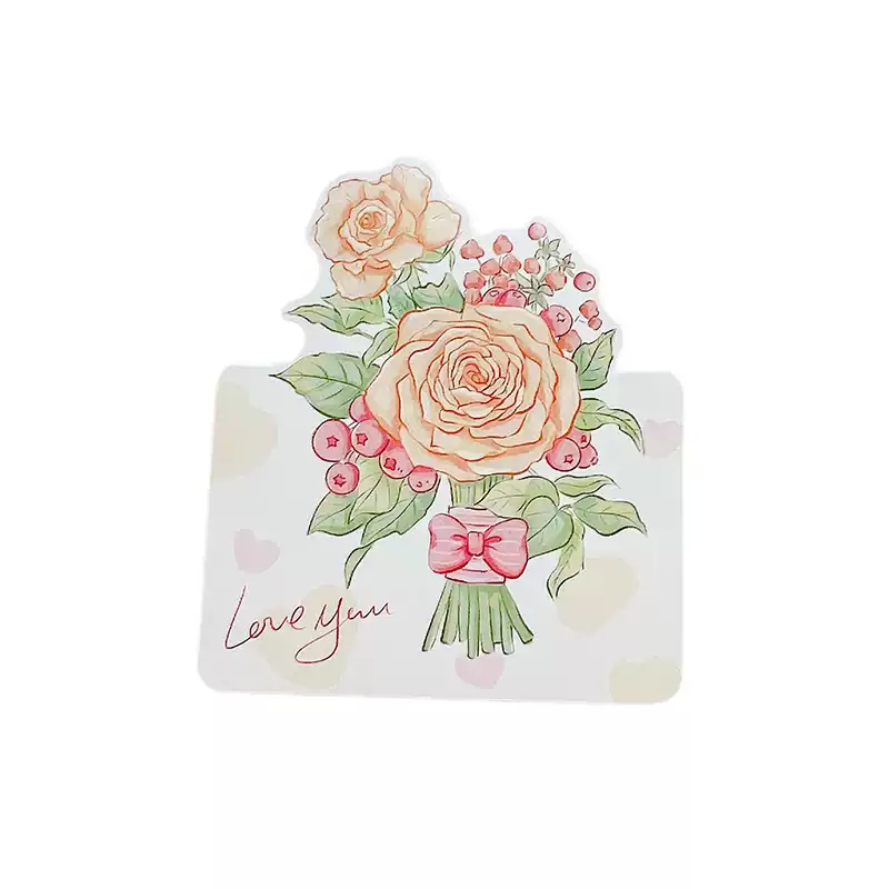 Thiệp hoa Vintage chúc mừng 8-3, 20-11, Sinh Nhật, Lễ, Tình Yêu Q300