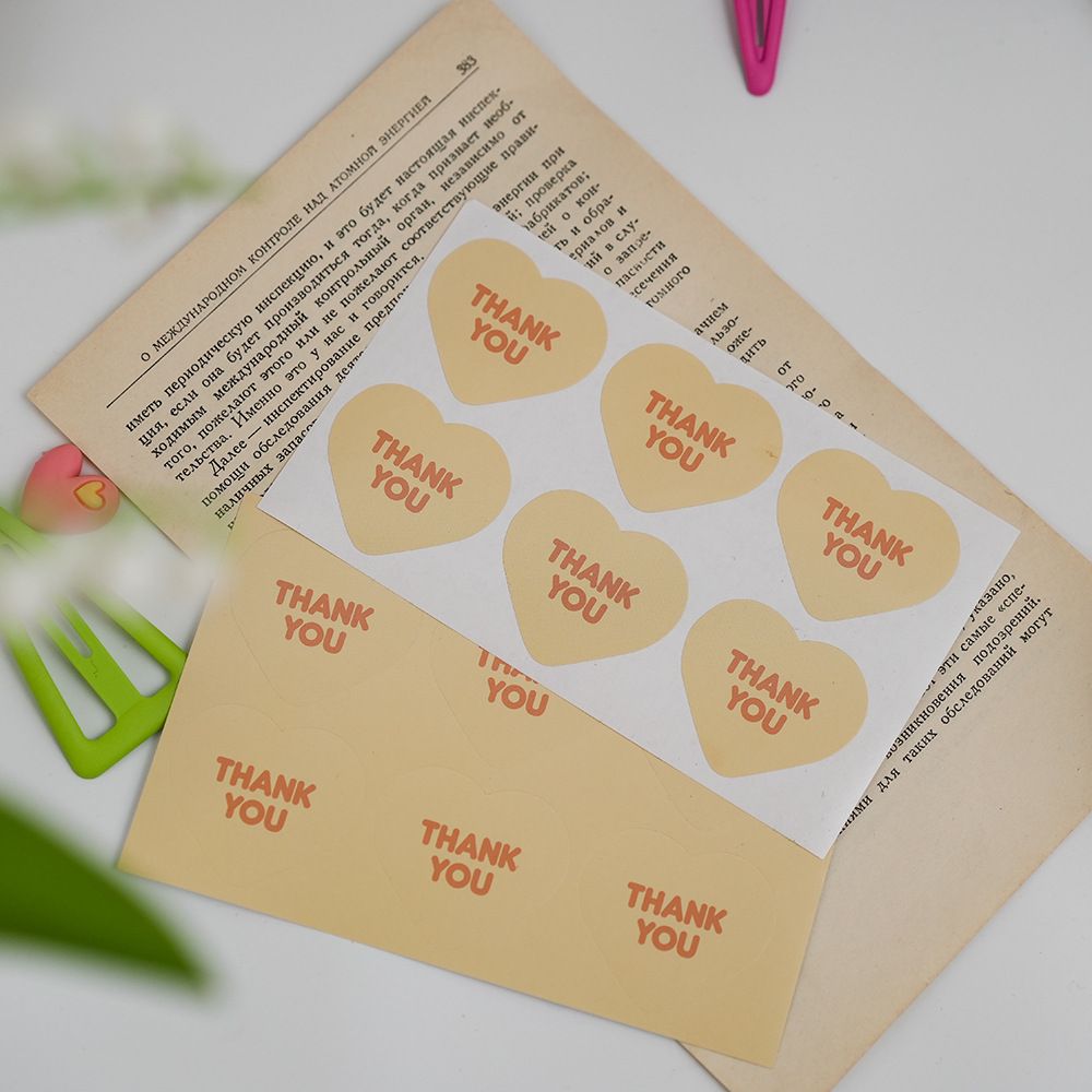 Bộ 16 Sticker hình trái tim dán hộp bánh handmade, quà tặng DYI dễ thương, tem dán quà tặng, túi giấy, thiệp, hộp quà tặng Q680
