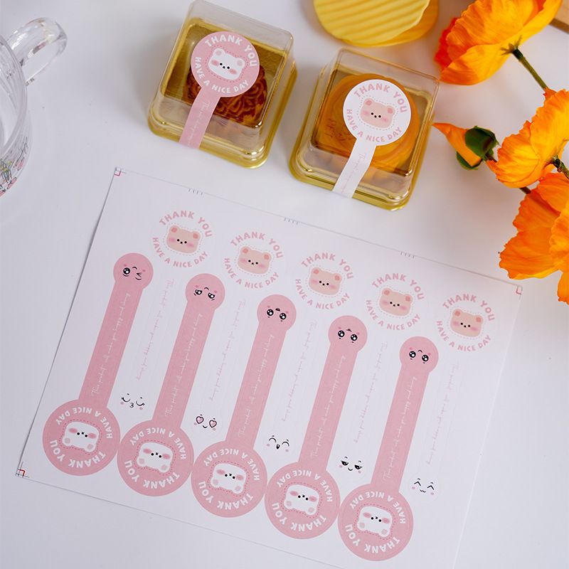  Bộ 10 Sticker dán niêm phong túi giấy, hộp bánh handmade, quà tặng DYI dễ thương, tem dán quà tặng, túi giấy, thiệp, hộp quà tặng Q684 