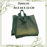  Classy Túi quai xách nhựa hoa trà chất lượng, đi shopping, làm quà tặng T1483 