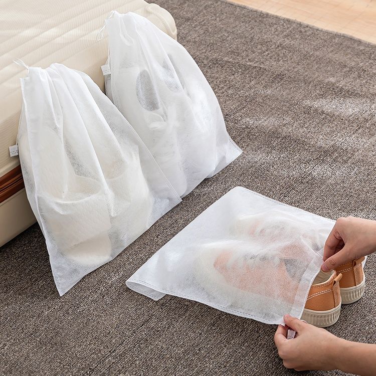 COMBO 10 Túi vải không dệt đựng giày du lịch đồ lót đồ lót áo sơ mi nhu yếu phẩm hàng ngày T1845