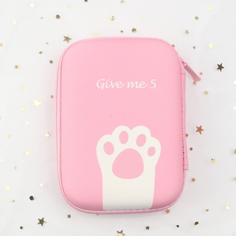 Túi Hộp hình vali đựng phụ kiện & dây cáp sạc (Size siêu to khổng lồ) 13.5 cm* 9.5 cm * 3.2 CM in hình hoạt hình (T293)