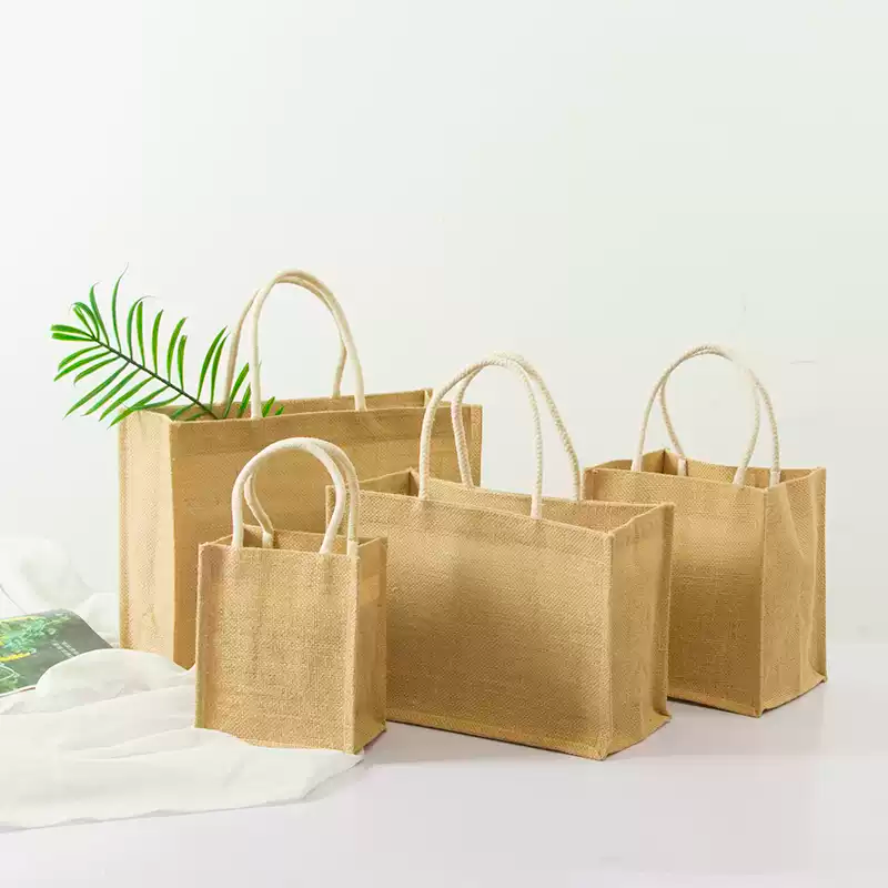 Túi Đay Trơn Retro Quai Đay, Kiểu dáng Vintage, Kích thước 36 * 15 * 28 CM - Sản phẩm thân thiện với Môi trường T310