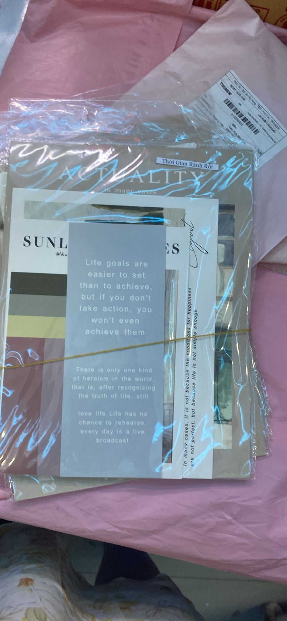 Set nhiều Thẻ ảnh, postcard Classy làm từ bìa cứng phong cách trang trí nhật ký/sách ảnh, dán tường, làm tranh Q1746