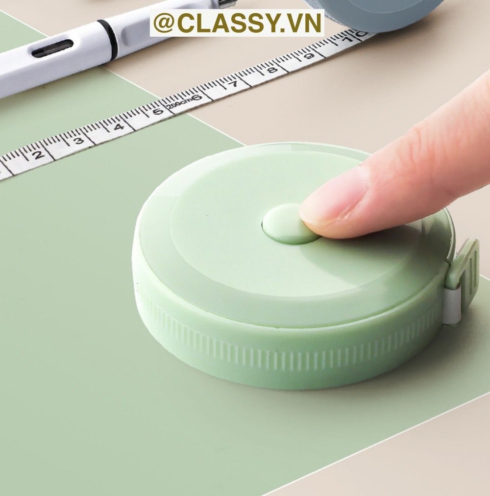 Thước Dây Cuộn Mini Rút Tự Động hình trái cây Siêu Dễ Thương PK650