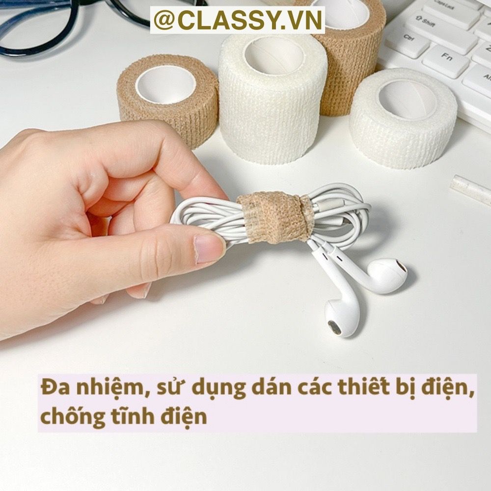 PK939 01 cuộn Băng dính washi tape họa tiết dễ thương hoạ tiết hấm bi nhiều màu, trang trí sổ tay, văn phòng
