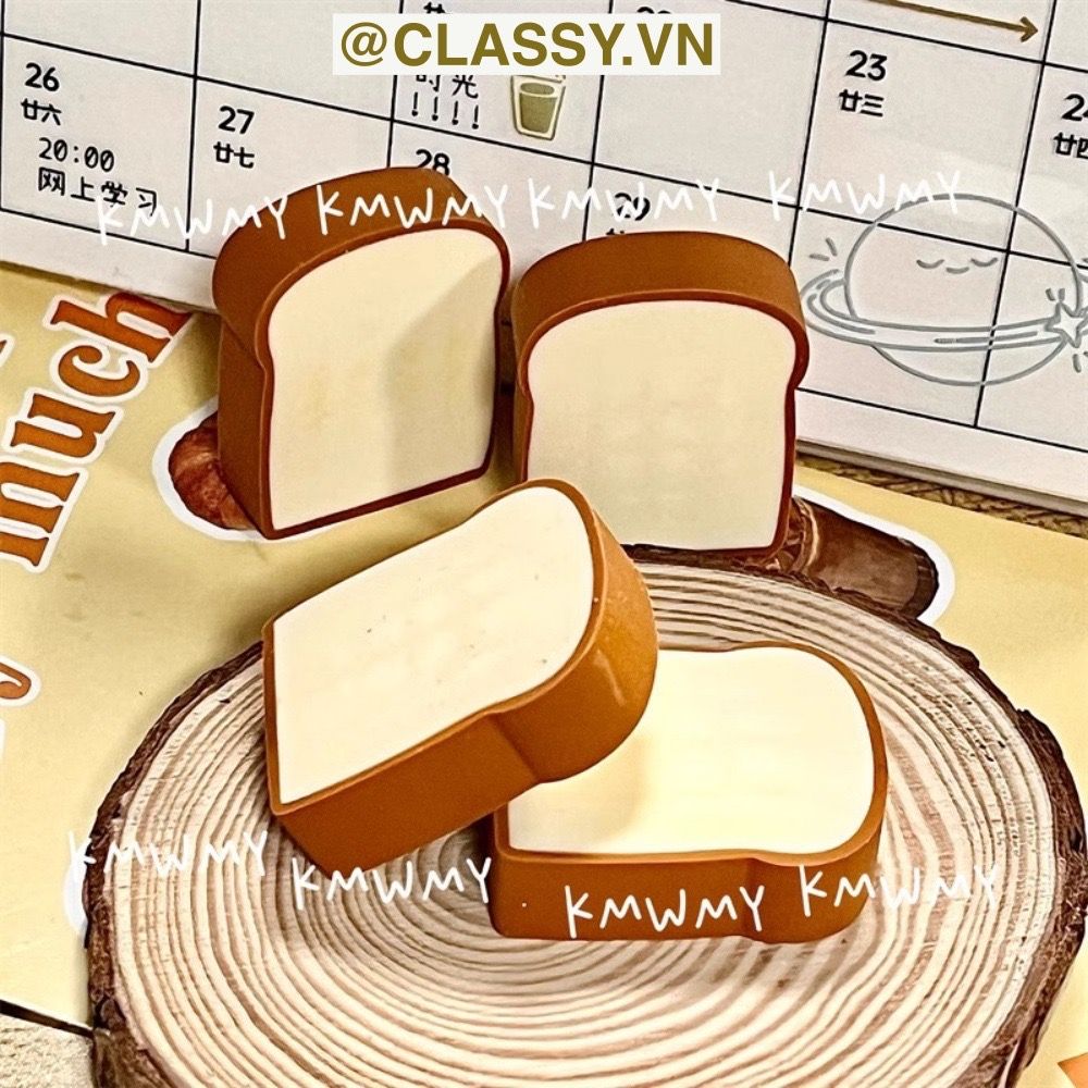 Gôm tẩy hình bánh mì sandwich giúp tẩy sạch vết bút chì, không gây rách giấy PK1204