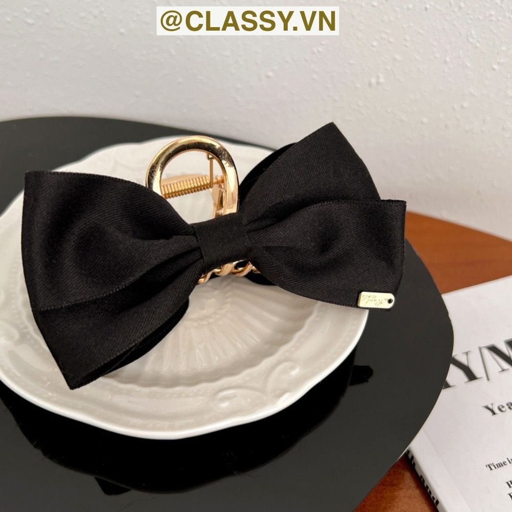 Classy Kẹp tóc đính nơ kiểu dáng sang trọng PK1642