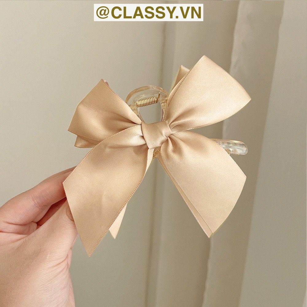 Classy Kẹp tóc đính nơ kiểu dáng sang trọng PK1642