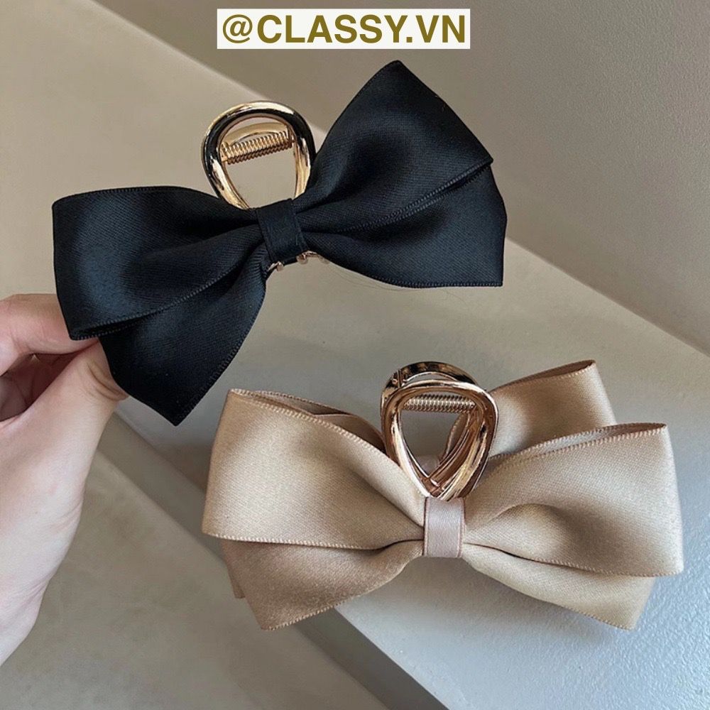Classy Kẹp tóc đính nơ kiểu dáng sang trọng PK1642