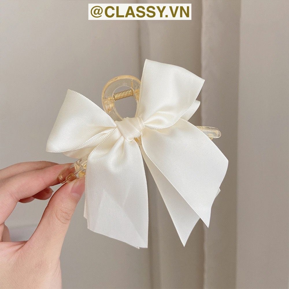 Classy Kẹp tóc đính nơ kiểu dáng sang trọng PK1642