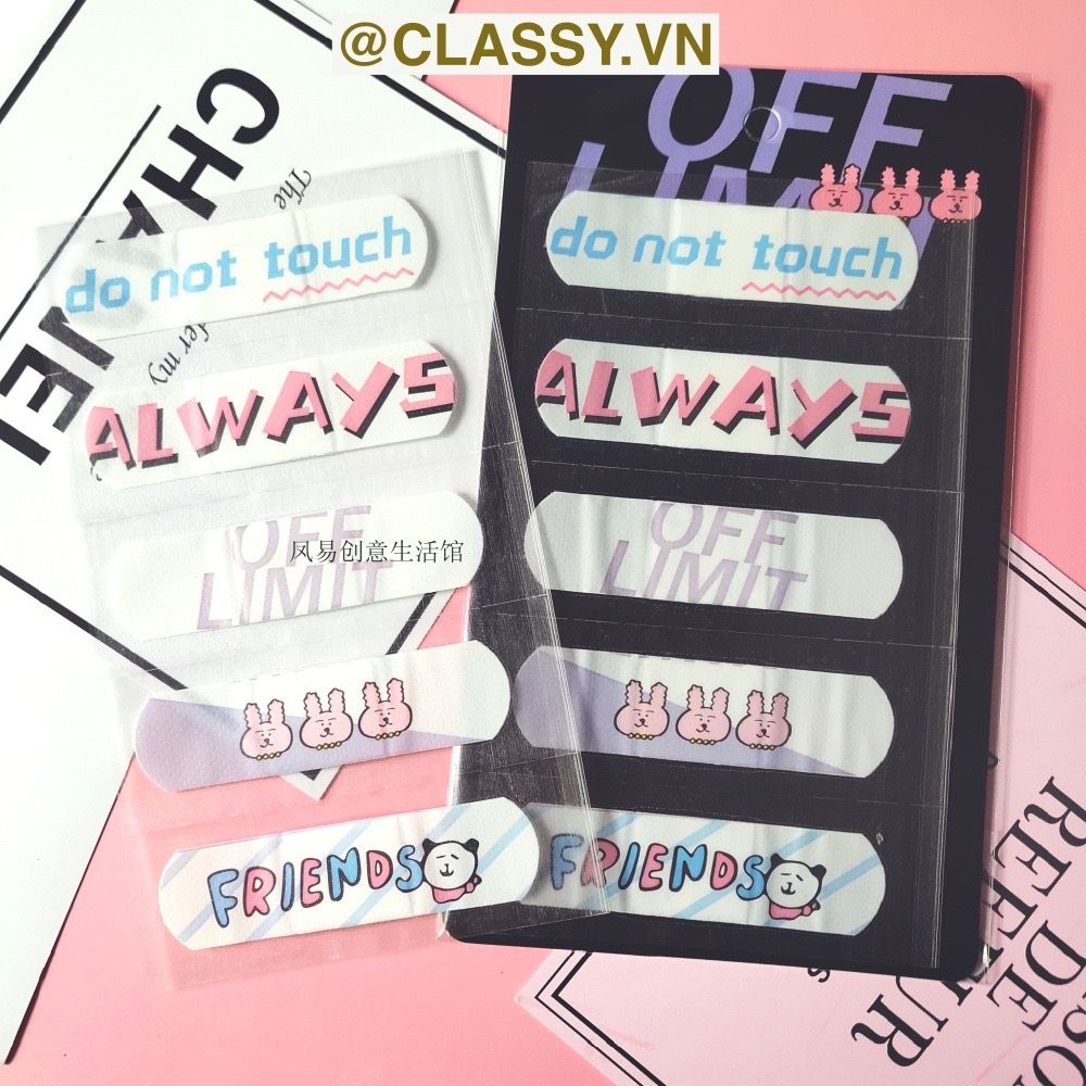 Set Băng Keo Cá Nhân Classy Urgo Họa Tiết Dễ Thương PK485 (4 hoặc 5 chiếc như hình)