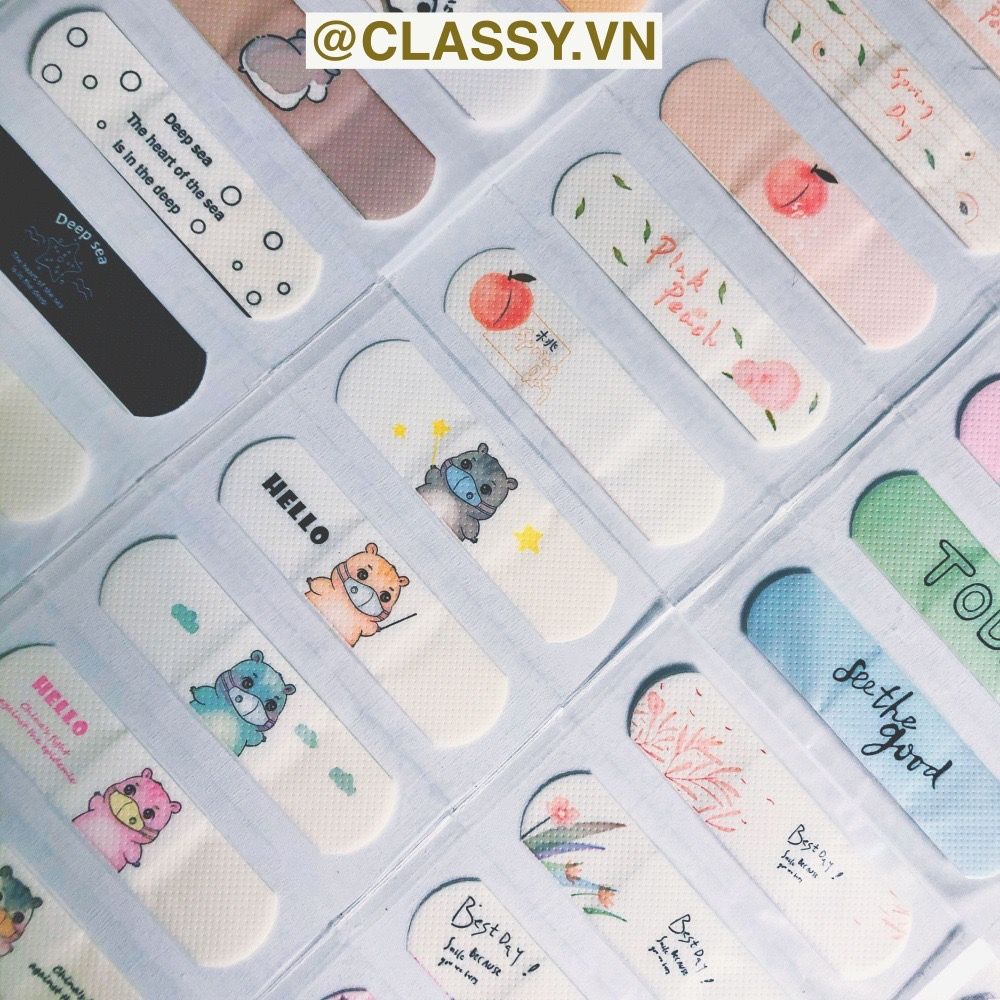 Set Băng Keo Cá Nhân Classy Urgo Họa Tiết Dễ Thương PK485 (4 hoặc 5 chiếc như hình)