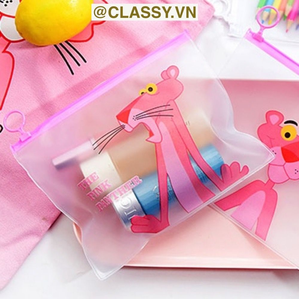 Túi Đựng Bút Chống Thấm Nước In Hình Kỳ Lân và Báo hồng Dễ Thương PK654