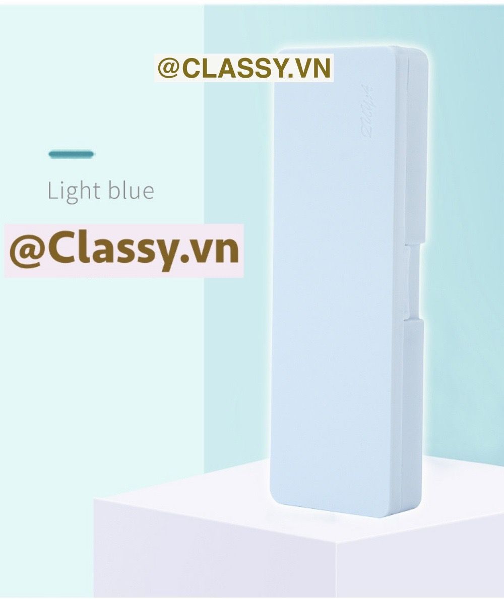PK725 Hộp đựng bút chất liệu nhựa màu pastel đính họa tiết hoạt hình ngộ nghĩnh xinh xẻo