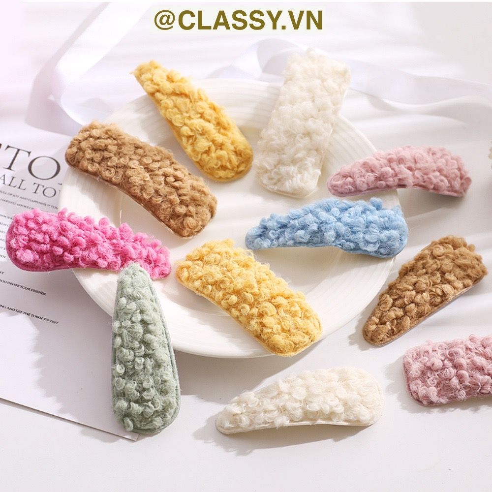 Classy Kẹp tóc mái bảng lớn nhiều màu phong cách hàn quốc PK1629