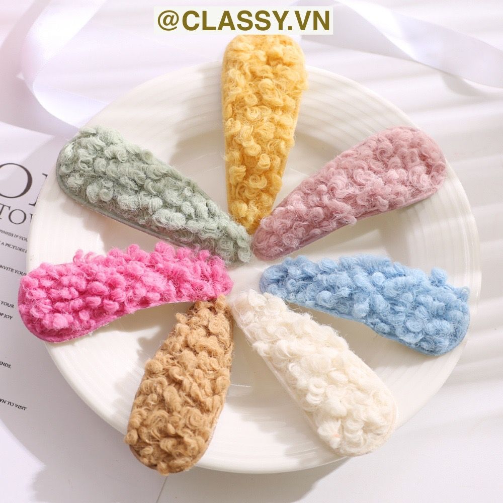 Classy Kẹp tóc mái bảng lớn nhiều màu phong cách hàn quốc PK1629
