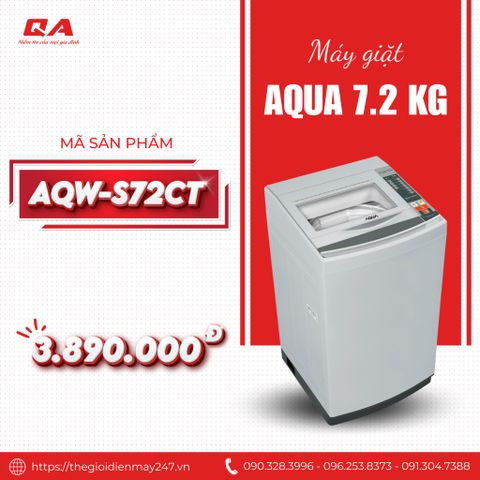 Máy giặt Aqua 7.2kg AQW-S72CT(H2)
