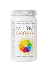 Viên nén bổ sung vitamin và khoáng chất Pharmatech Multivit Daglig - Lọ 180 viên