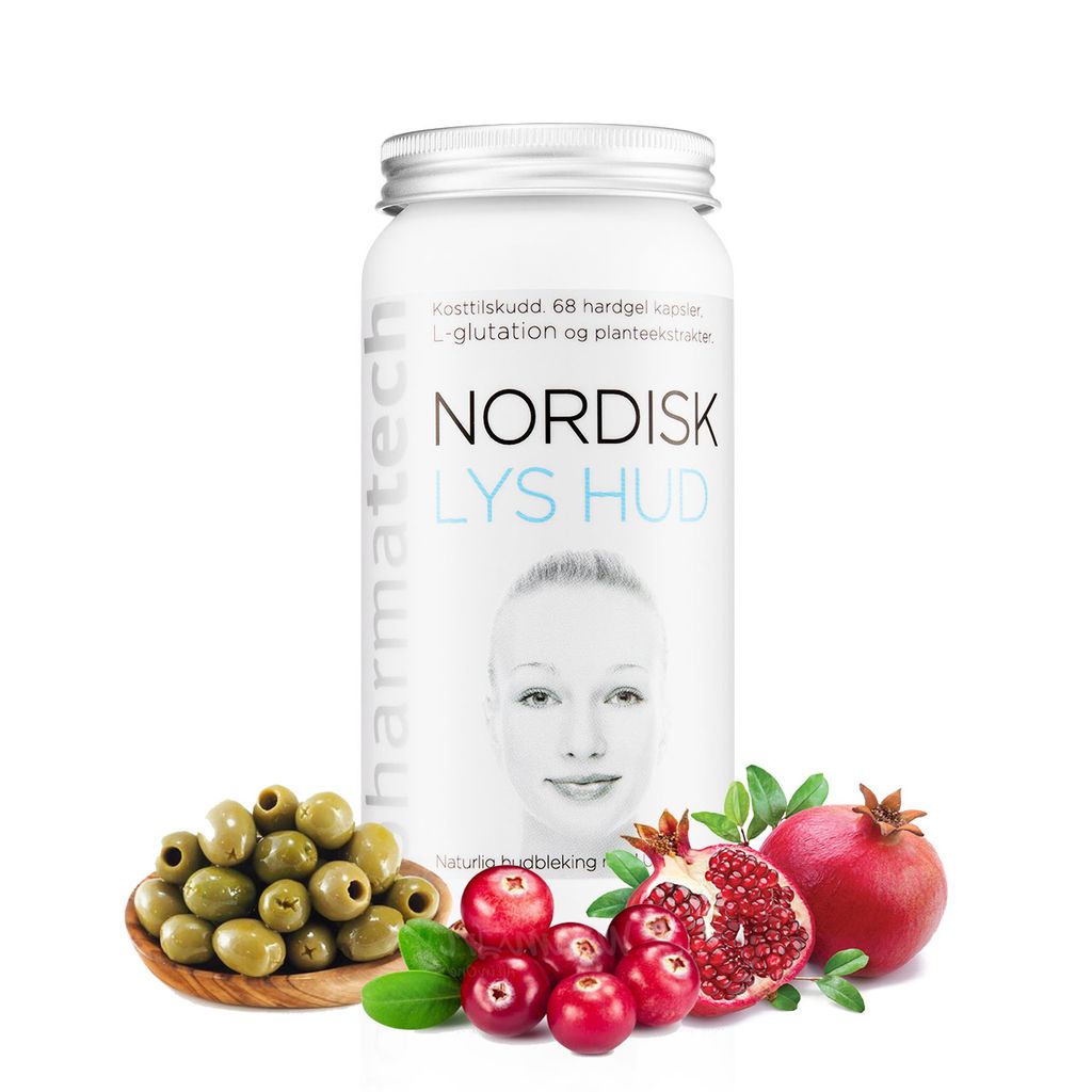 Viên Nang Hỗ Trợ Làm Trắng, Bảo Vệ Làn Da Pharmatech  Nordisk Lys Hud Lọ 68 Viên